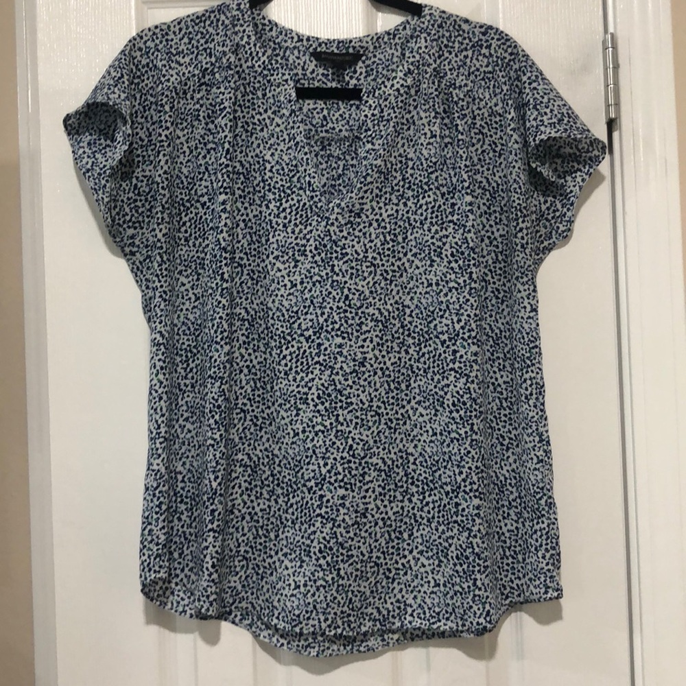 BANANA REPUBLIC Leopard Print Blouse Size M